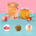 [Our Tea] Strawberry Peach Rooibos TEA-8 Pack