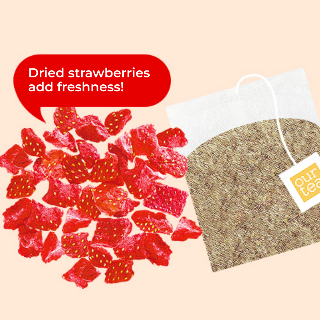 [Our Tea] Strawberry Peach Rooibos TEA-8 Pack