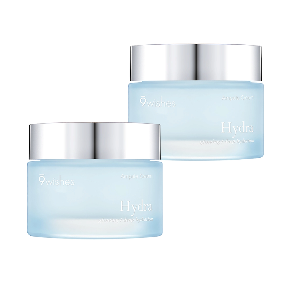 [9 Wishes] Hydra Ampule Cream 50ml X 2