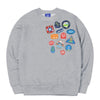 Korea Landmarks Stamps Sweatshirt