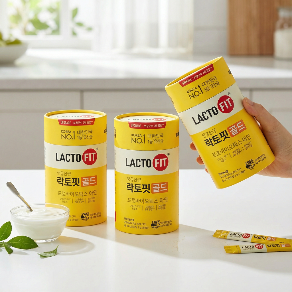 [ChongKunDang] Lacto-Fit Probiotics Gold (100 Sticks)