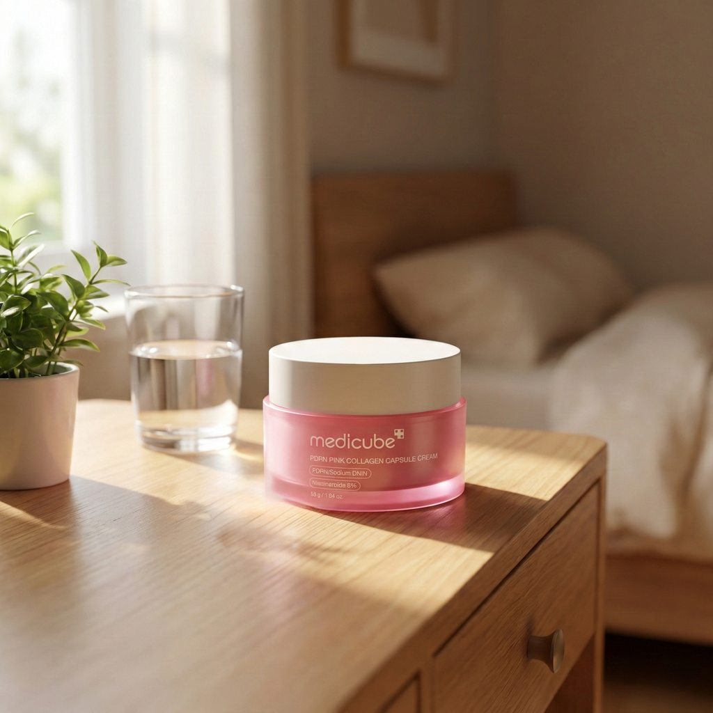 [Medicube] PDRN Pink Collagen Capsule Cream 55ml X 2