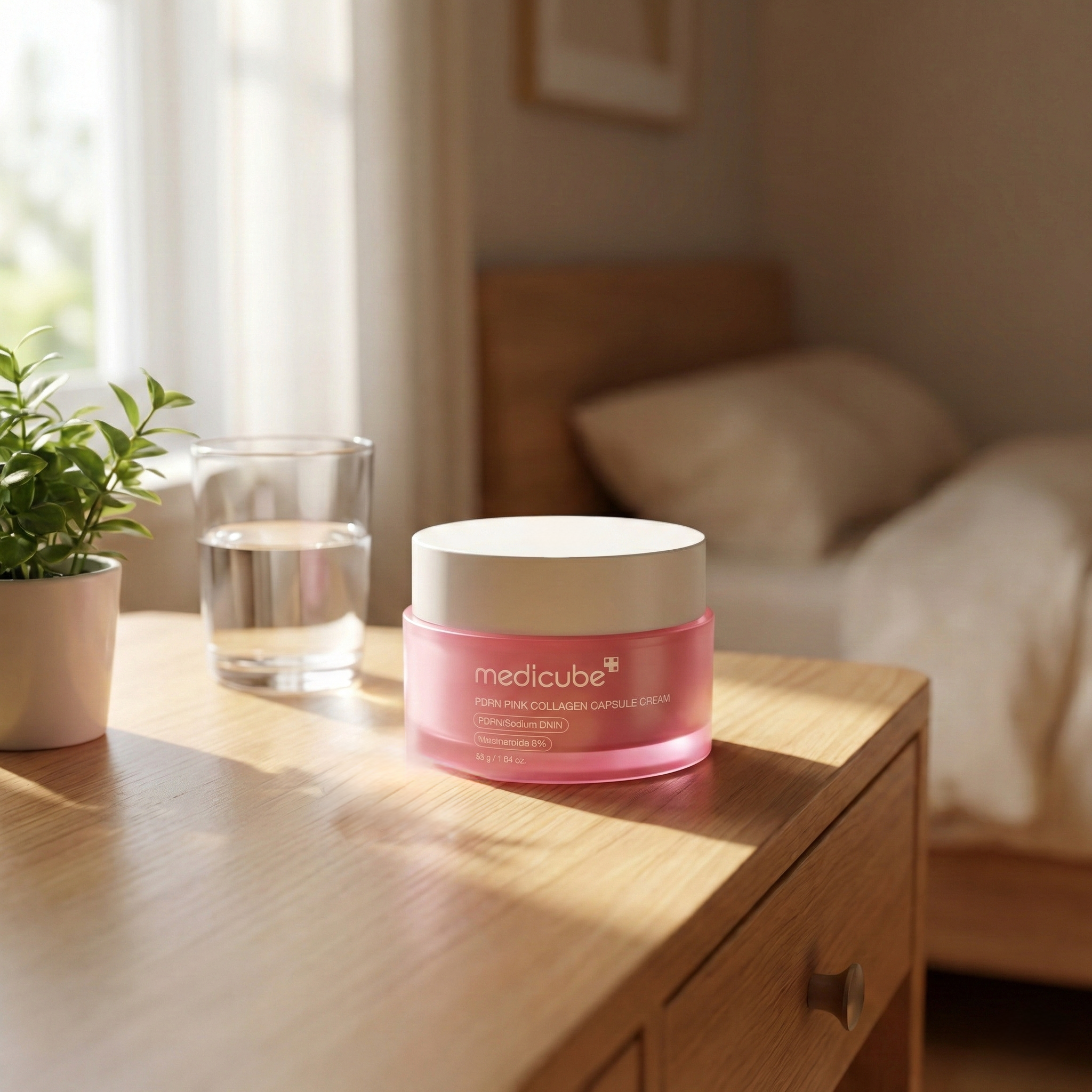 [Medicube] PDRN Pink Collagen Capsule Cream 55ml X 2