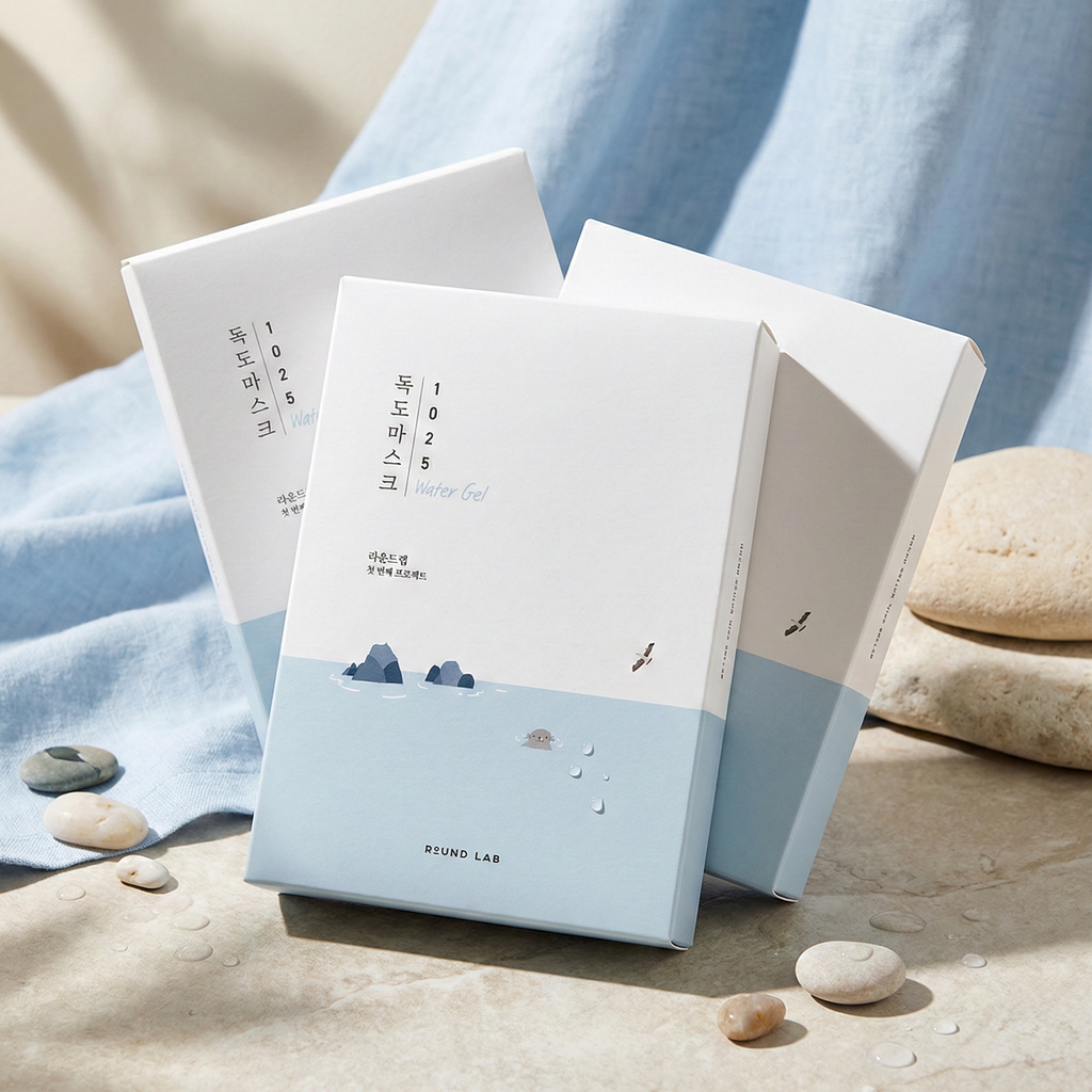 [Round Lab] 1025 Dokdo Water Gel Mask 10 EA X 3