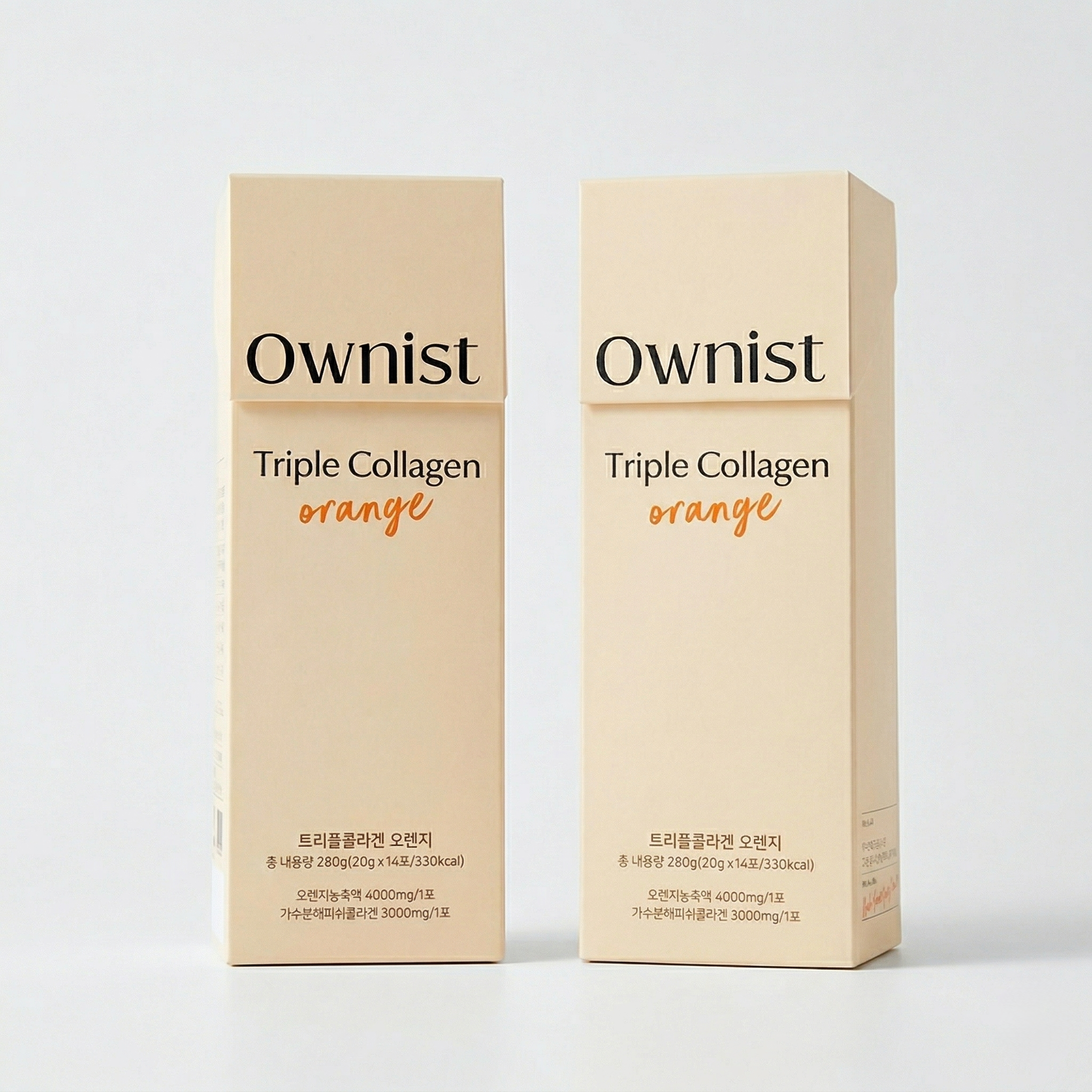 [Ownist] Triple Collagen Orange 2 boxes (20ml x 28 Liquid Sticks)