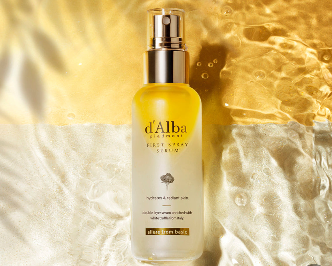 [d'Alba] White Truffle First Spray Serum 100ml (Yellow Mist Serum) -Pack of 2