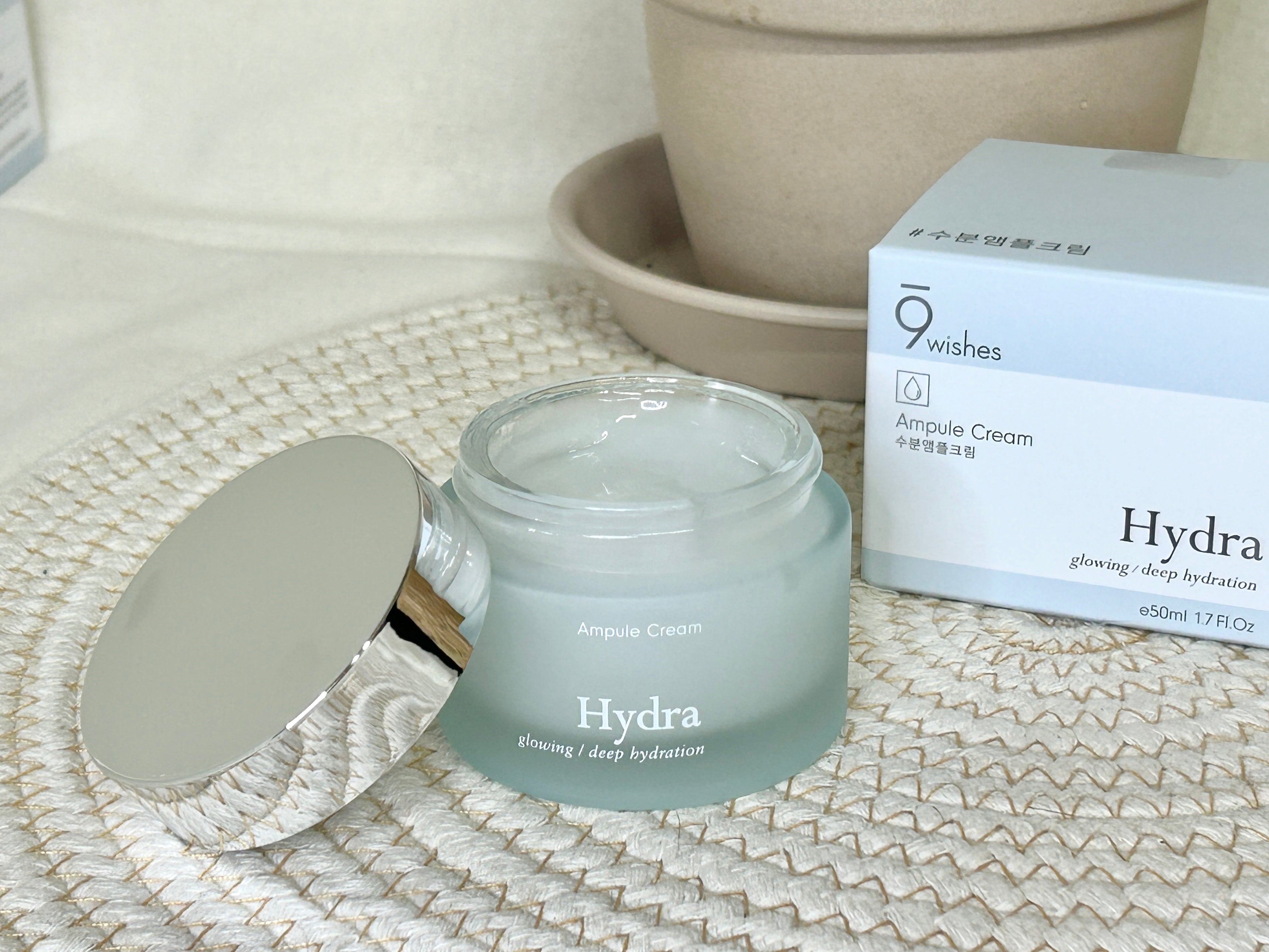 [9 Wishes] Hydra Ampule Cream 50ml X 2
