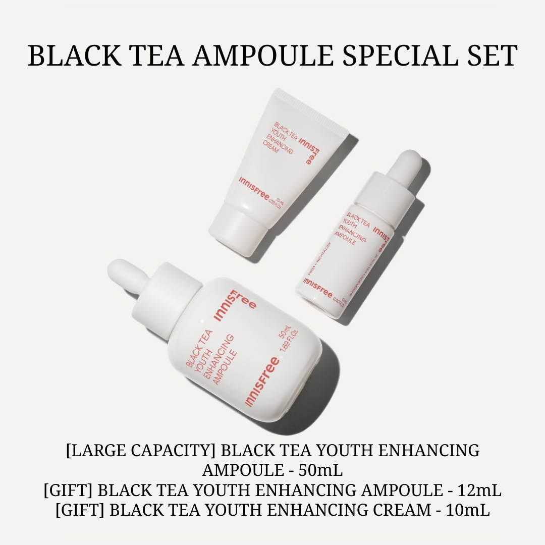 [Innisfree] Blacktea Ampoule Special Set