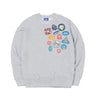 Korea Landmarks Stamps Sweatshirt