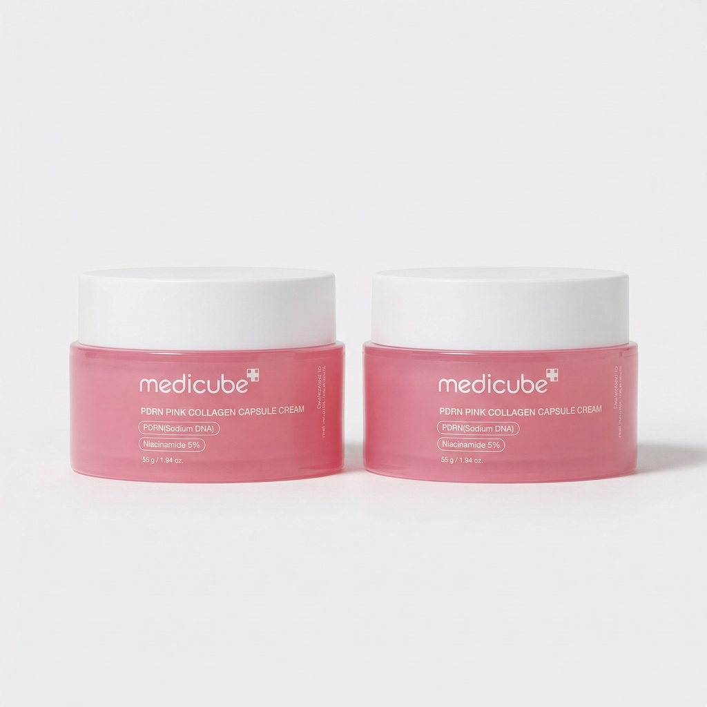 [Medicube] PDRN Pink Collagen Capsule Cream 55ml X 2