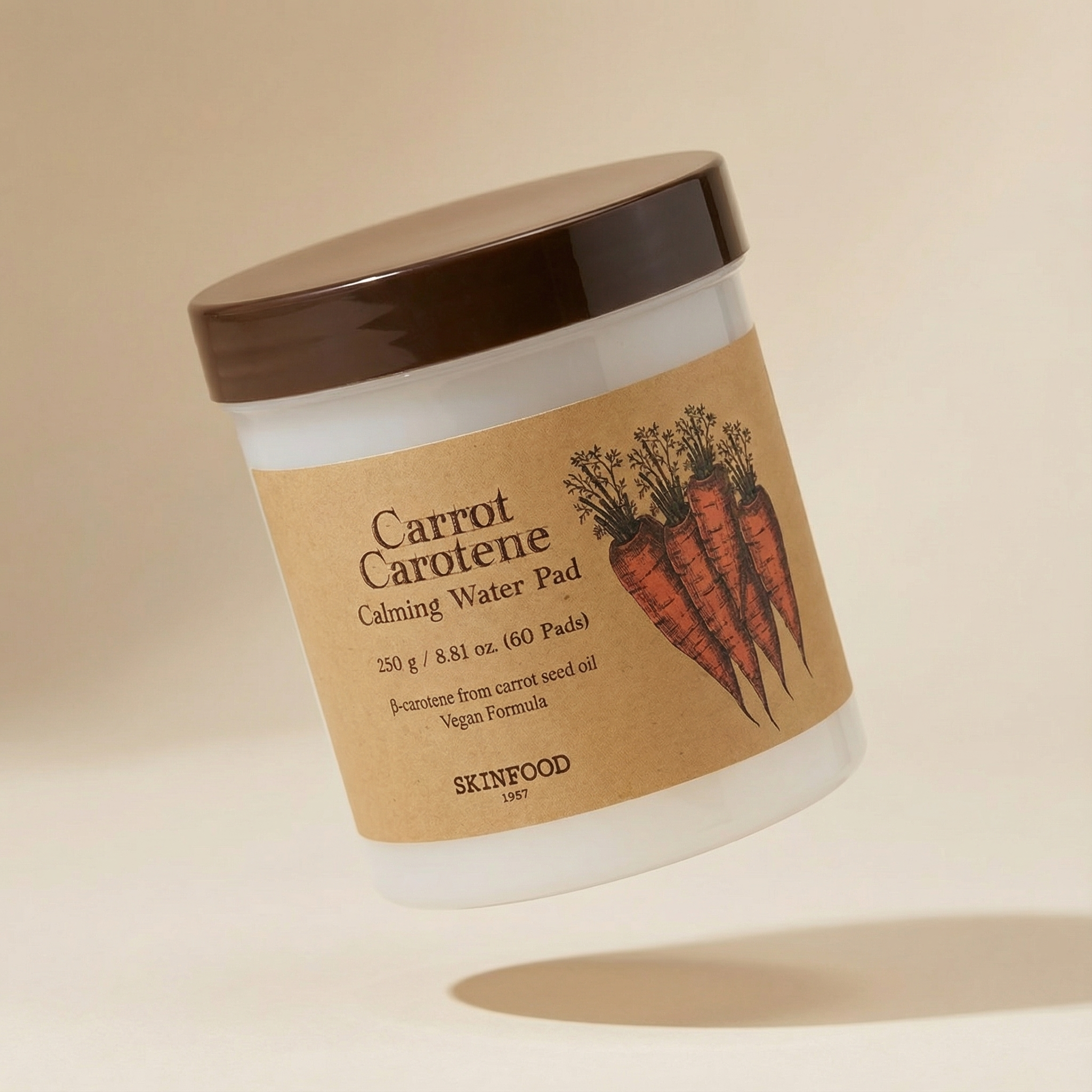 [Skinfood] Carrot Carotene Calming Water Pad 120ct