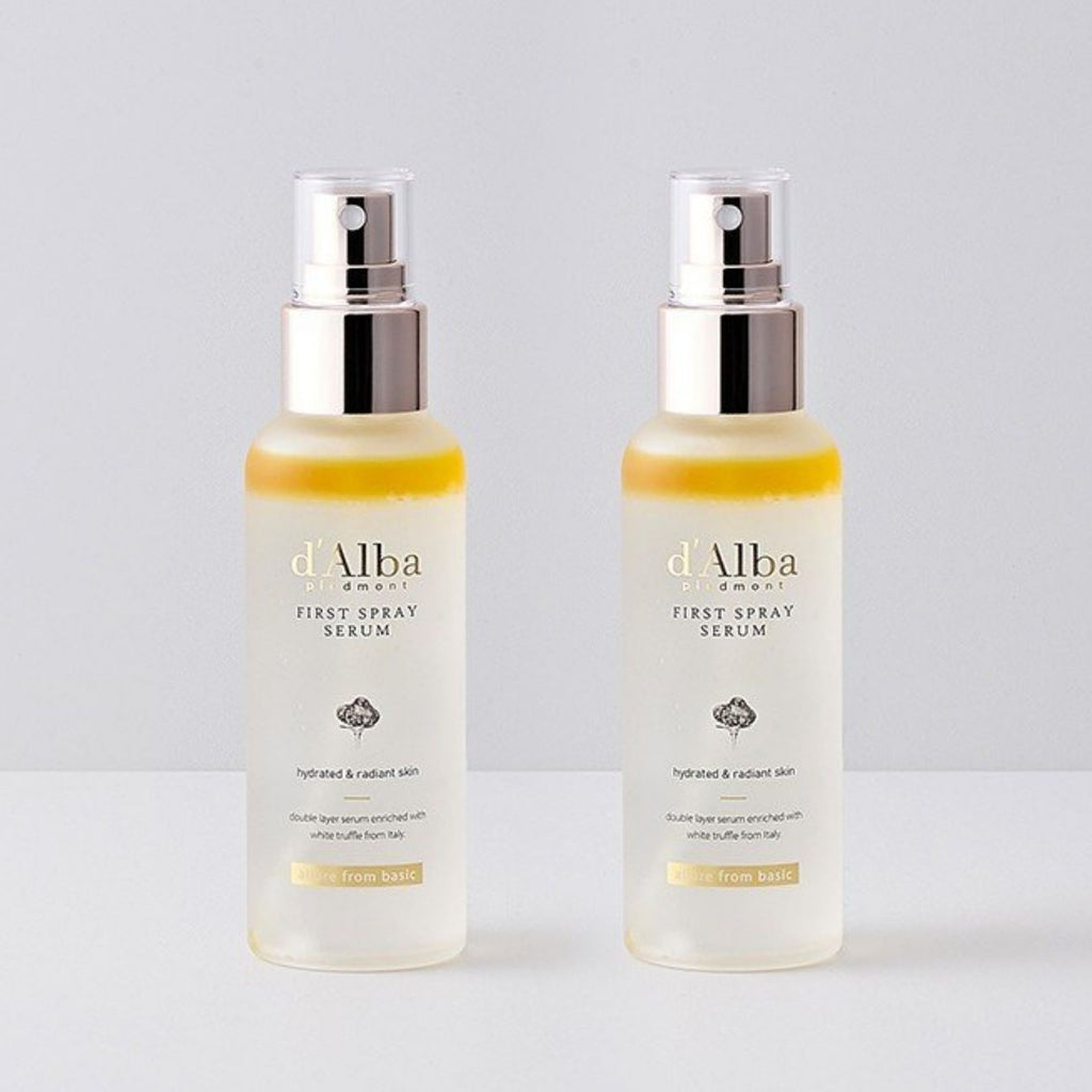[d'Alba] White Truffle First Spray Serum 100ml (Yellow Mist Serum) -Pack of 2