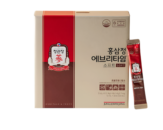 [JungKwanJang] Korean Red Ginseng Everytime Soft 30 sticks (10ml each)