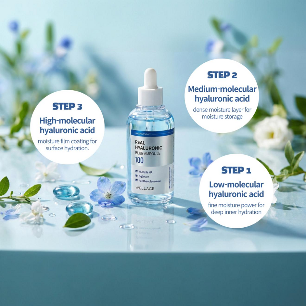 [Wellage] Real Hyaluronic Blue Ampoule 100ml + 60ml