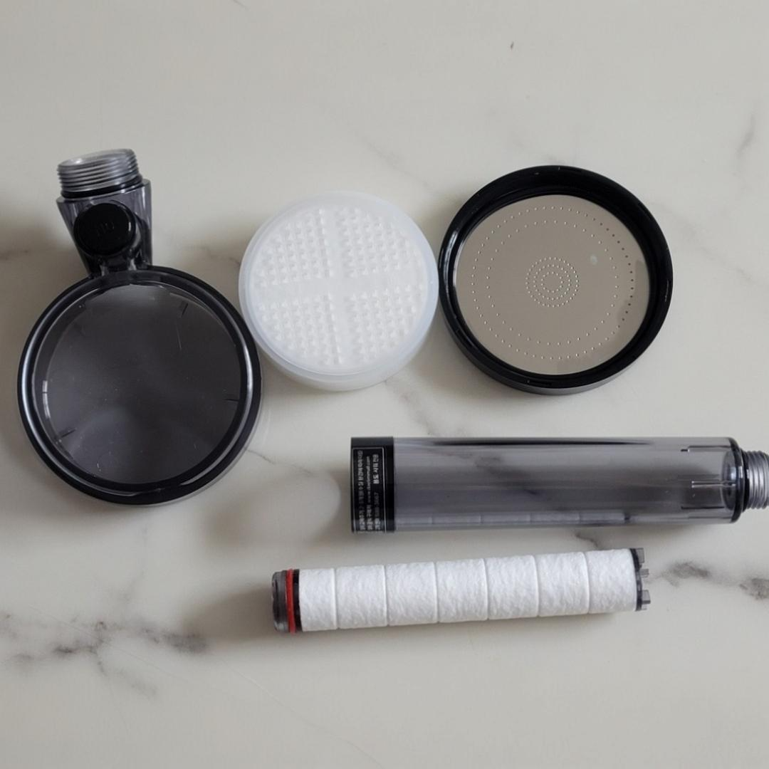 [Daelim bath] Shower Head and Replacement Filter Pack of 4