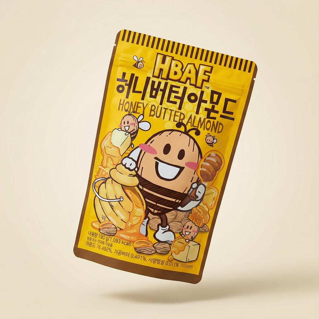 Honey Butter Almond – 3 packs (each 190g)