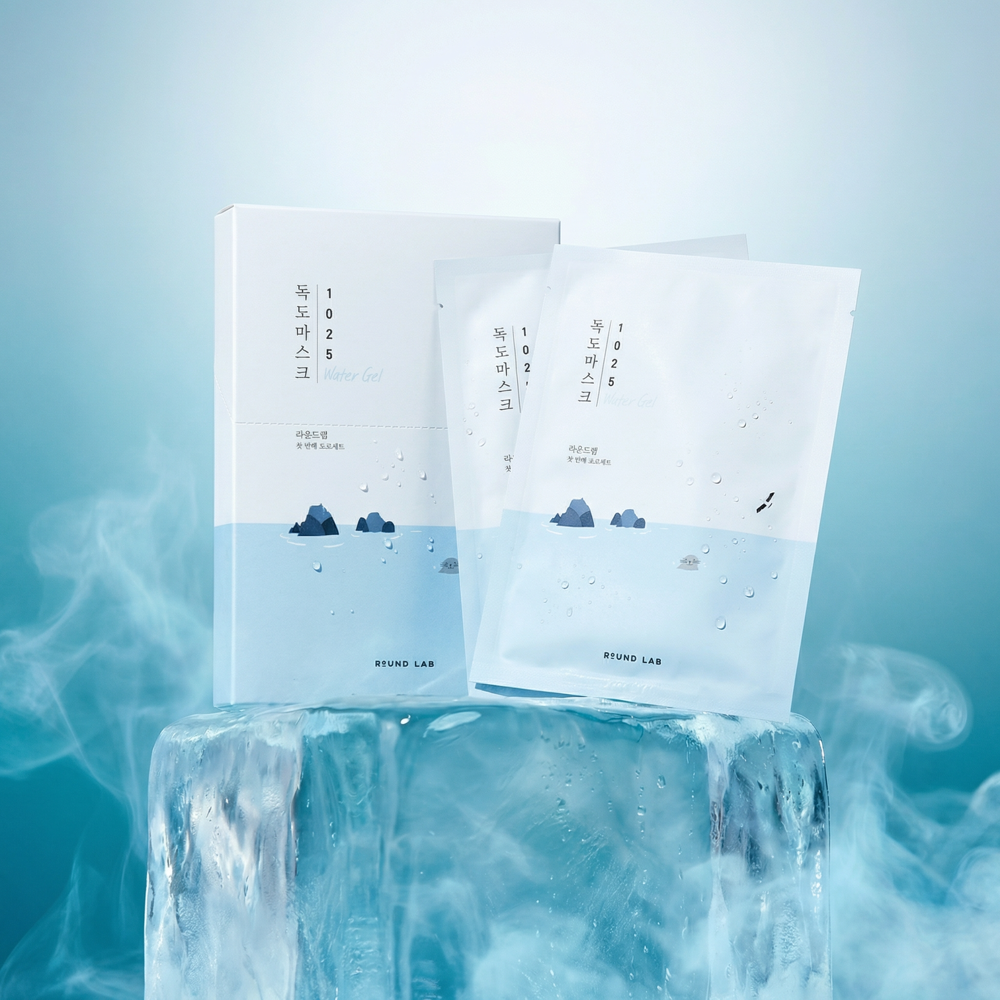 [Round Lab] 1025 Dokdo Water Gel Mask 10 EA X 3