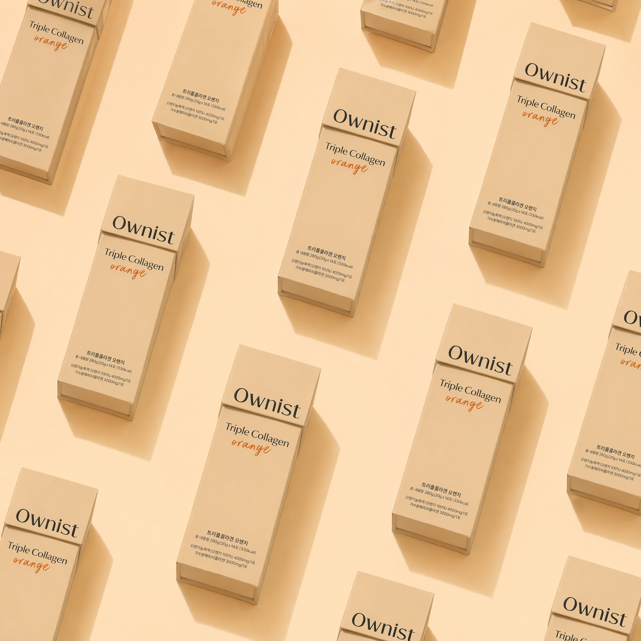 [Ownist] Triple Collagen Orange 2 boxes (20ml x 28 Liquid Sticks)