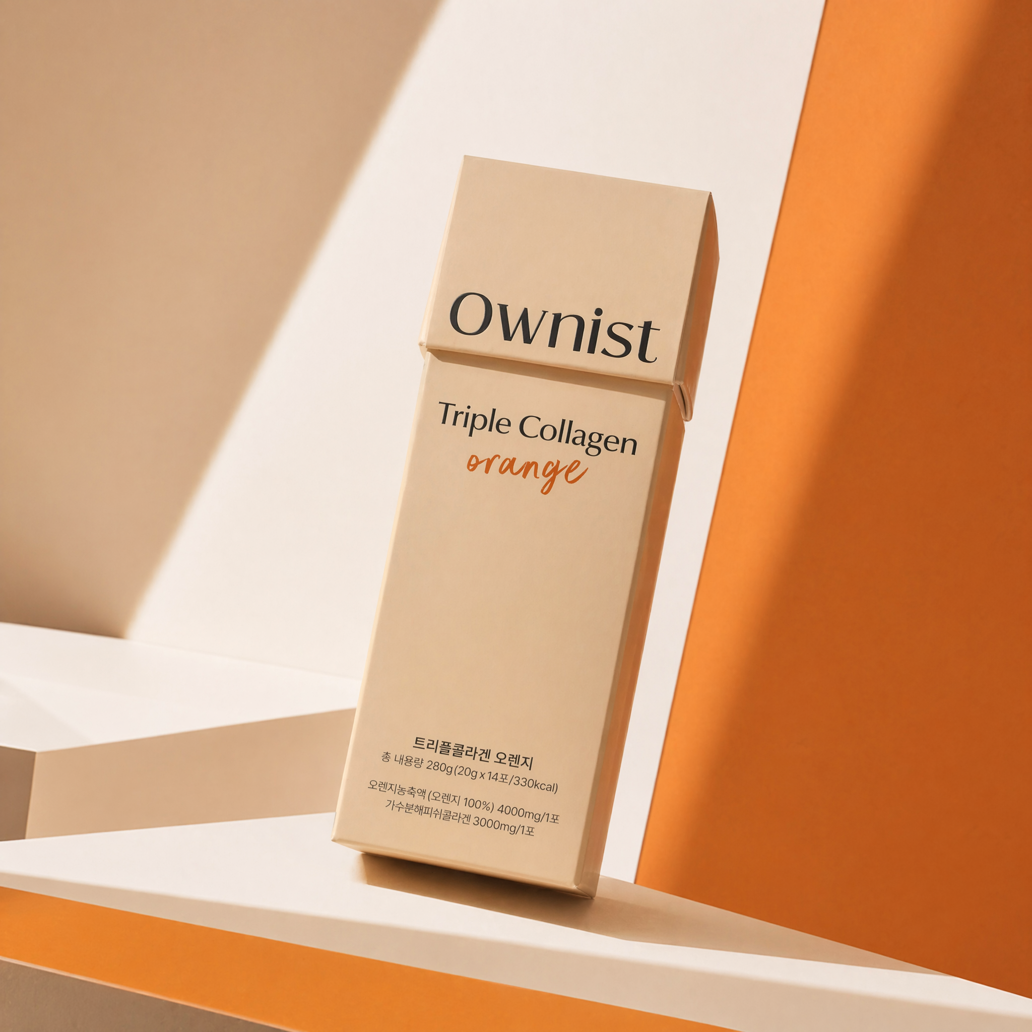 [Ownist] Triple Collagen Orange 2 boxes (20ml x 28 Liquid Sticks)