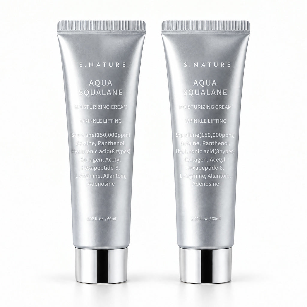 [S.nature] Aqua Squalane Moisturizing Cream 60ml x 2