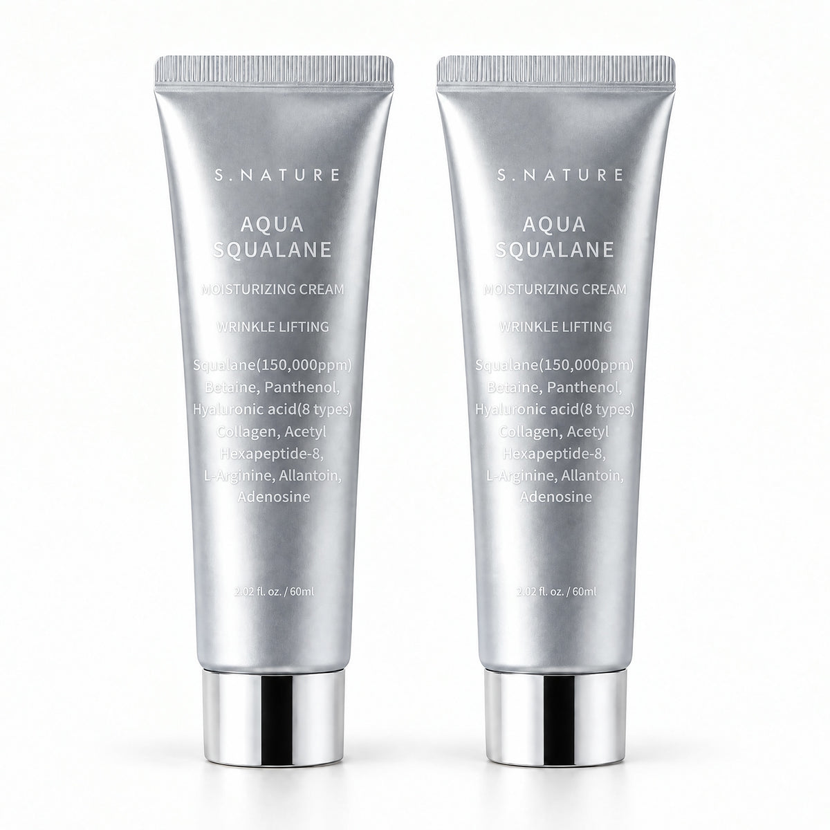[S.nature] Aqua Squalane Moisturizing Cream 60ml x 2