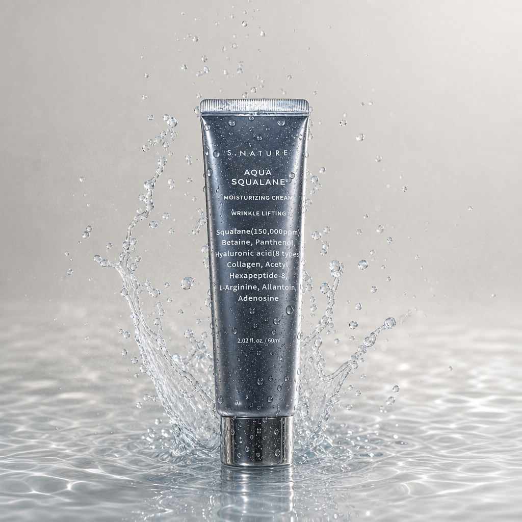 [S.nature] Aqua Squalane Moisturizing Cream 60ml x 2
