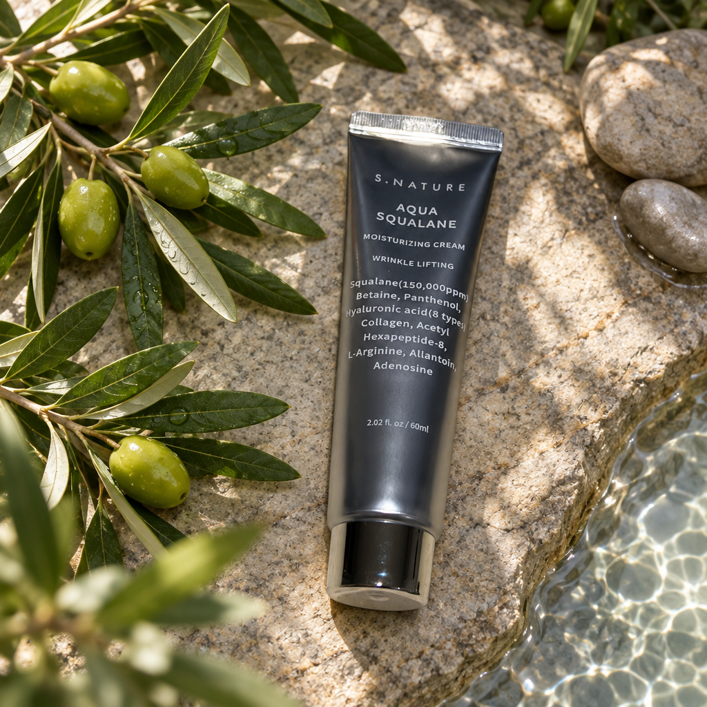 [S.nature] Aqua Squalane Moisturizing Cream 60ml x 2